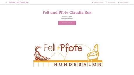 Claudia Rox Fell + Pfote Hundepflegesalon