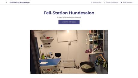 Fell-Station Hundesalon